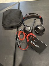 Poly Blackwire 5220 Wired Headset W/ Flexi Boom Mic, 2019 New