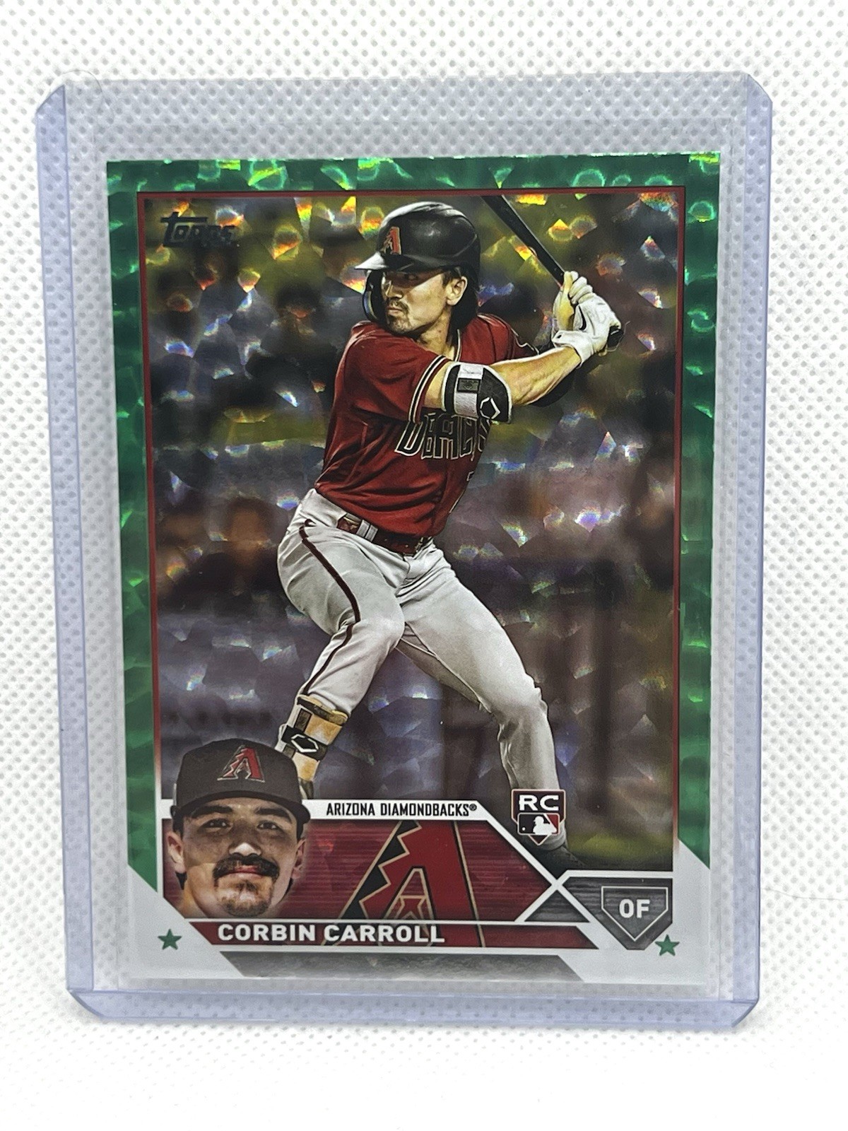 2023 Topps Series 2 - Corbin Carroll #401 Green Foil /499 (RC) Rookie