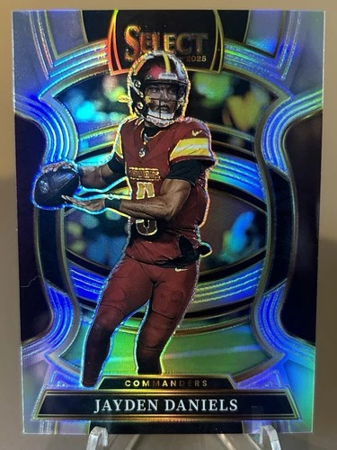 2025 Panini Select Concourse Silver Prizm Jayden Daniels Washington Commanders