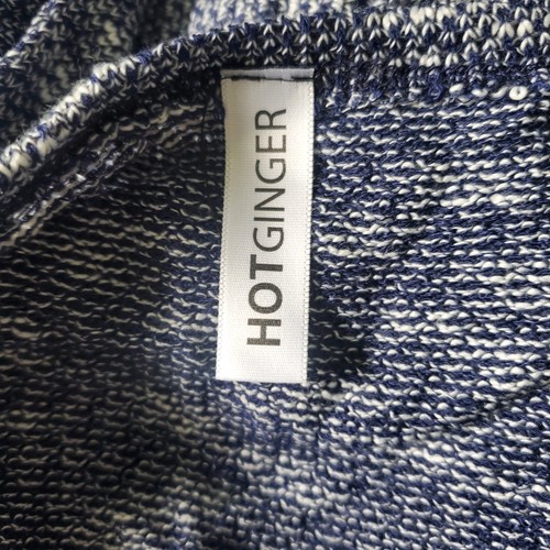 Hot Ginger Heather Navy Maxi Duster Sweater Women's 1XL Lightweight NEW - Afbeelding 6 van 7