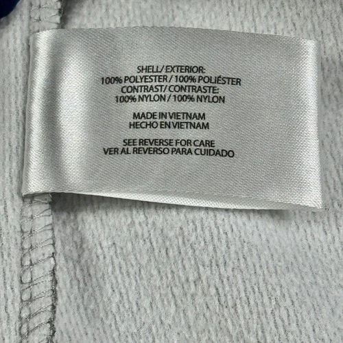 Orvis Men’s Classic Collection Full Zip Bonded Mesh Fleece Jacket Gray Blue L image 7