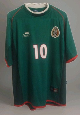 Atletica Mexico Copa America Rare Cuauhtemoc Blanco Jersey Size Rare Medium