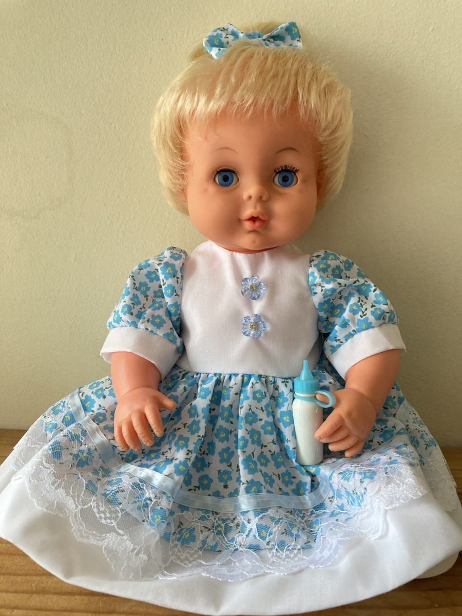 Pretty VGC 1970s Tiny Tears doll in new outfit and Cinderella