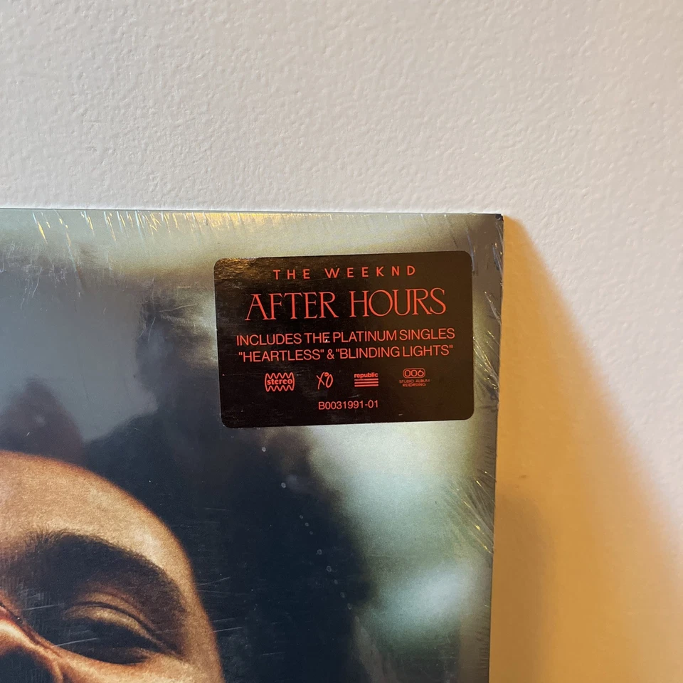 The Weeknd - After Hours - Limited Gold Red Splatter Vinyl - New & Sealed - Image 3 of 4