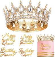 Geburtstag Krone FüR Damen MäDchen Queen Prinzessin Krone KöNigin Tiara Kristall