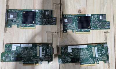 (Lot of 4) LSI 8-port 6Gb/s SAS+SATA to PCI Express Host Bus Adapter