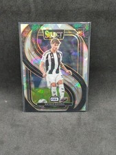 2024 Panini Select FIFA  Mezzzanine  Prizm Cracked Ice Rookie Nicolo Savona #140