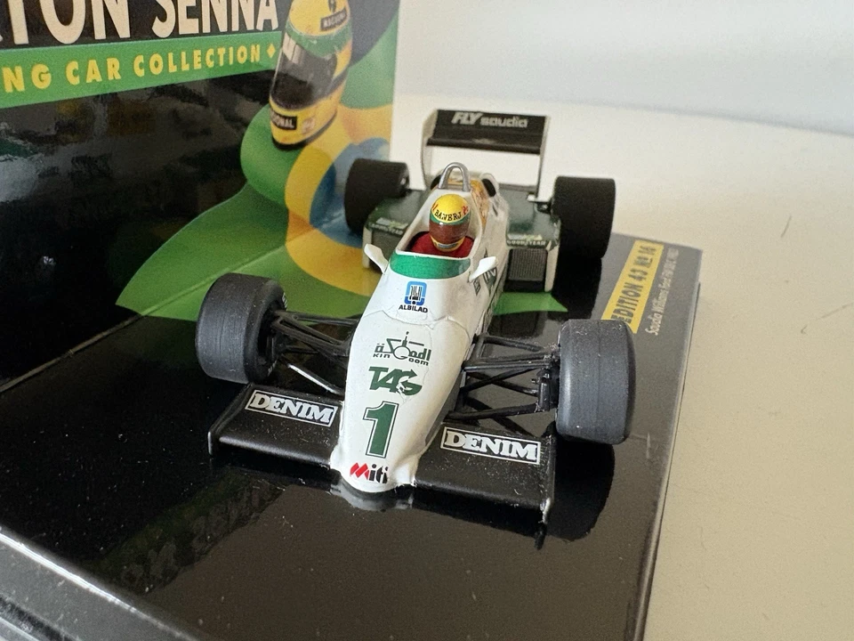 Minichamps 1/43 Ayrton Senna 1983 Williams F1 Test  - Image 2 of 4