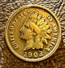 1902 Indian Head Cent Circulated Uncertified US Coin