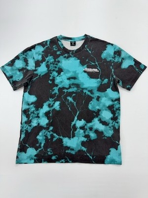 FSBN Boys Black/Blue Tie Dye Graphic Tee Size M Relaxed Fit