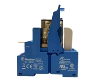 Finder 55.34.9.024.0040 Relay w/ 94.04 Socket & 99.02.9.024.99 Varistor