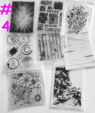 New Gently Used Card Making Supplies, STAMPS - 8 SETS - LOT 4