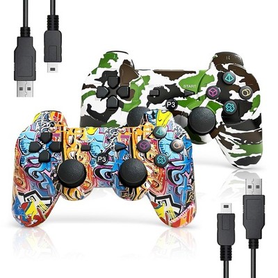 2 Joysticks Joypad PS3 Wireless Wireless Controller Kompatibel