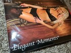Elegant Moments ribbed thigh highs w/lace ruffle & satin bow, red, One Size — photo 3