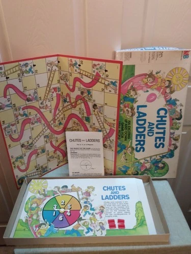 Complete Vintage 1987 Milton Bradley Chutes And Ladders Board Game SEE PICS
