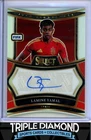 2024-25 Panini Select FIFA Lamine Yamal Signatures Auto Silver Prizm Spain L17