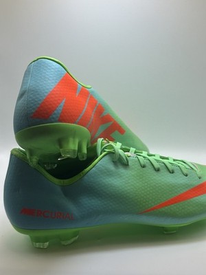 Size 10.5 Nike Mercurial Victory IV FG Soccer Cleats Neo Lime