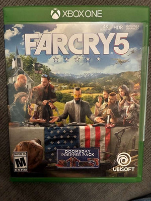 Far Cry 5 Deluxe Edition (Microsoft Xbox One, 2018) Complete CIB   FAST SHIP  