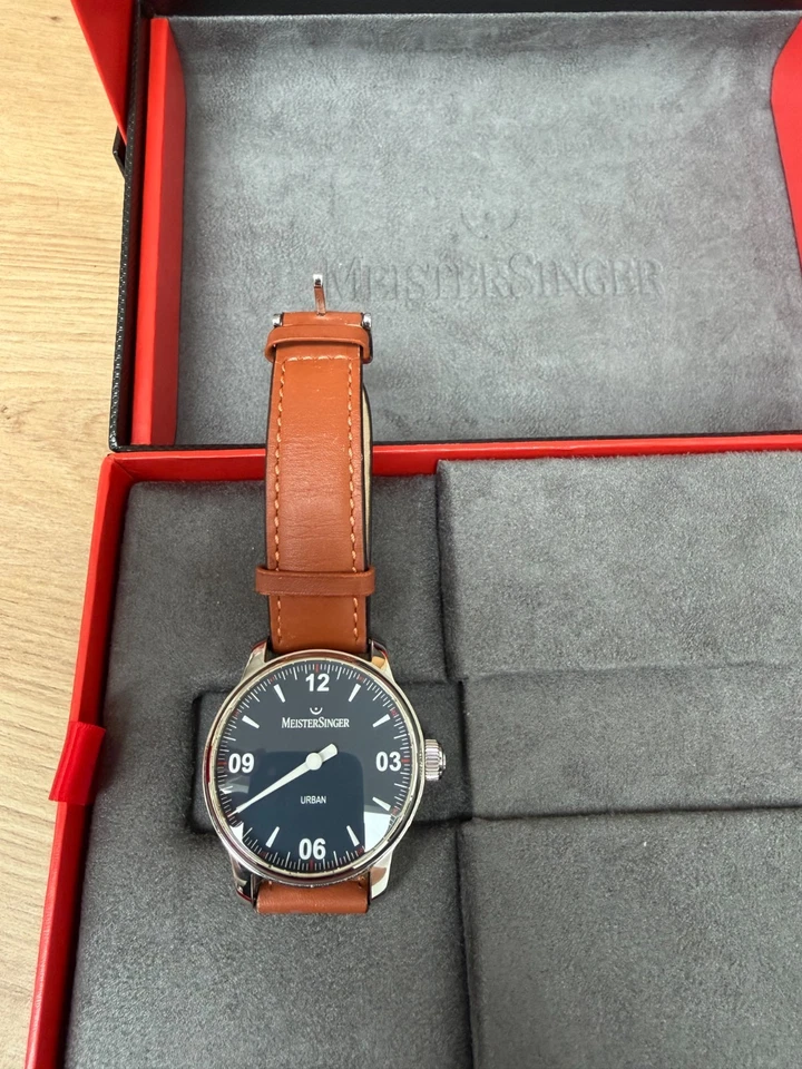 MEISTERSINGER Urban UR908 1 Zeigeruhr Automatik Ø 40 mm Full Set aus 09/2024 - Bild 3 von 3