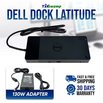 Dell USB-C Dock Station for Latitude 7430 7640 9330 2-in-1 9410 Laptop w/130W AC