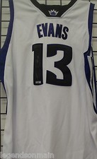 Tyreke Evans Sacramento Kings Signed White Home Jersey COA Holo (JSY43)