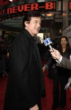 Jimmy Page, of the group Led Zeppelin, speaks to an unspecified jou - Old Photo