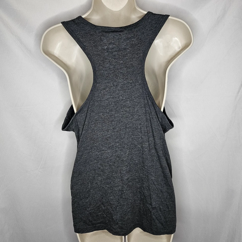 Ropa para mujer Chin Up musculos y rímel gris sin mangas espalda deportiva sin mangas talla XL Foto 3 de 4