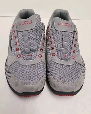 Kuru Quantum Men Size 11.5 Grey Walking Shoes Plantar Fasciitis Orthopedic Shoes KURU-Footwear-Sneaker-QUANTUM-  main image 3