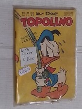 TOPOLINO libretto n° 3 -fumetto originale del 1949 completo bollini e giochi