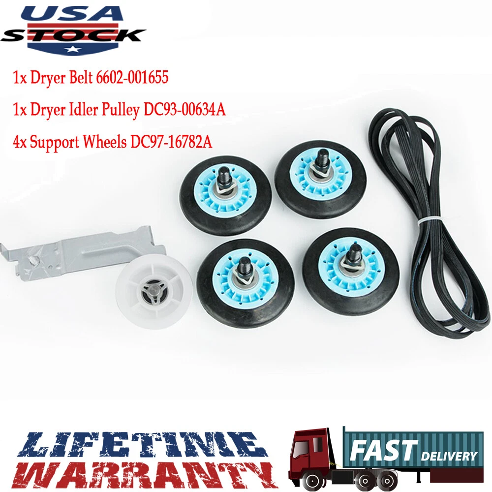 DC97 16782A For Samsung Dryer Repair Drum Support Roller Belt