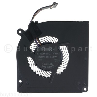 NEW CPU Cooling Fan For Maingear Vector 15 Laptop EG50060S1-C380-S9A