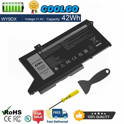  LOT 42Wh WY9DX Battery For Dell Latitude 14 5420 15 5520 Precision 15 3560