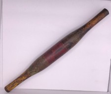 Antique Wooden Belan Indian Bread Rolling Pin Chapatti abt 1930's