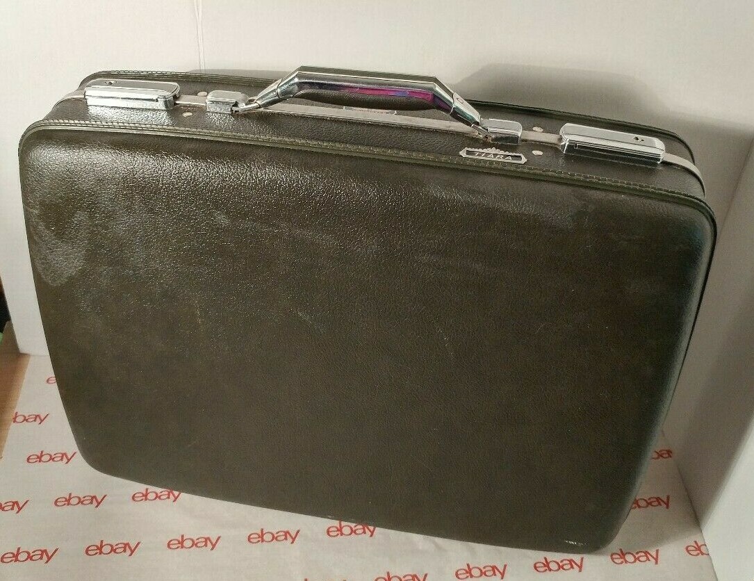 American Tourister Tiara Hardside Medium 22 inch Suitcase Briefcase No Key  EUC