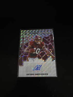 Antonio Gandy-Golden 2020 Panini Mosaic Rookie Scripts Silver AUTO PWE