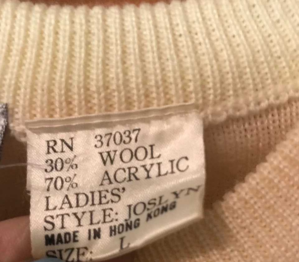 Vtg Vintage Ski Sweater Wool Winter Large Obermeyer  - Image 3 of 4