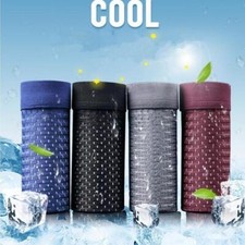 4x Bamboo Boxer Short Men Microfiber Boxer Briefs Underwear Compressi G1KD D3P7