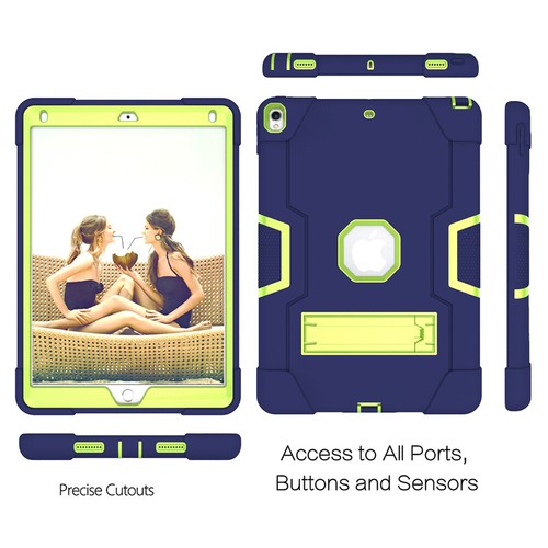 iPad Air 3 Pro 10.5"Cases 3in1 Hybrid Heavy Duty Rugged Built in Kickstand Cover - Picture 9 of 73