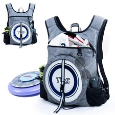 VIGEGARI Gym Backpack with Zipper,Multi-pocket Sports Bags Gym Bags for Men,Disc
