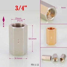 BSP Brass Female Thread Check Valve One Way Non-return Valve Water Oil Gas Valve