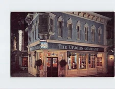 Postcard The Upjohn Company's old-fashioned drugstore in Disneyland