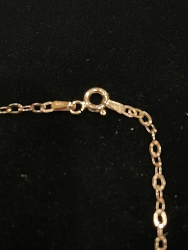Designer LIRM Rose Gold Sterling Silver 925 Belcher Link Chain 23” 2mm - Picture 3 of 3