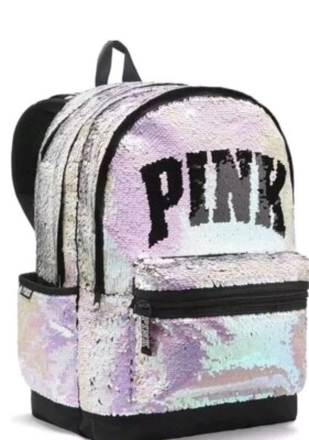 PINK Victoria\'s Secret Iridescent Backpack NEW Victoria main image 2