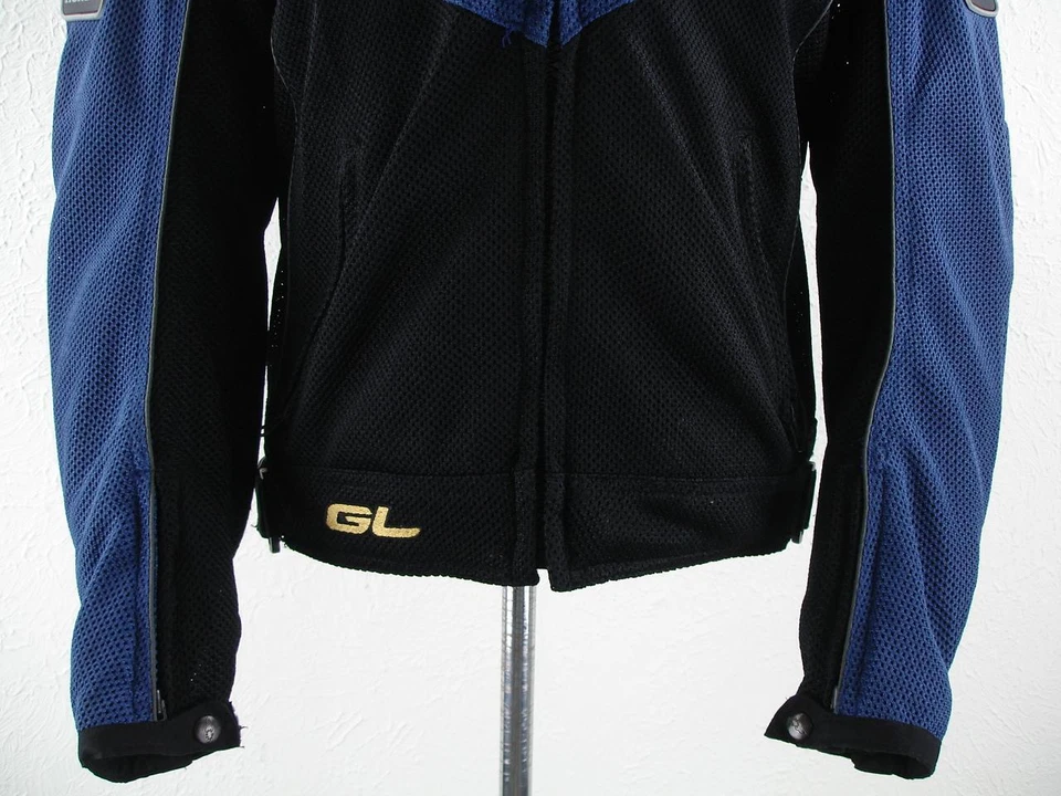 Womens S Joe Rocket Honda Gold Wing Motorcycle Jacket Blue Black Removable Liner - Image 3 of 4