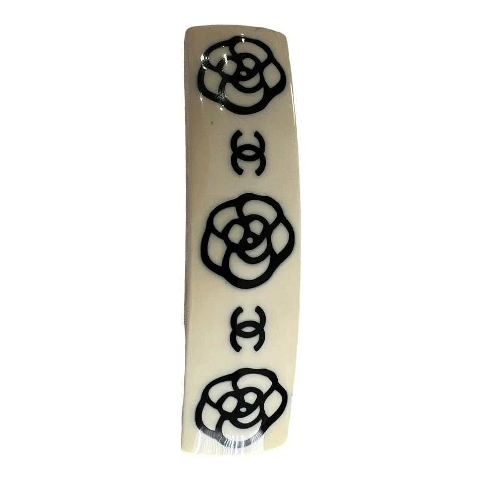 Clip de pelo/correte a rayas Chanel #1256 Foto 4 de 4