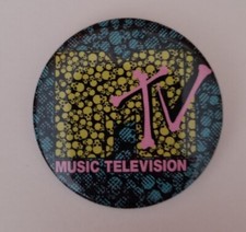 MTV Music Television Logo Collectible Pin Back Button Badge (Loungefly, 2020)