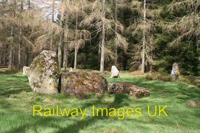 Photo 6x4 The Nine Stanes Recumbent Stone Circle (2) (Pagan Druid Celtic)