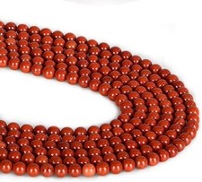 AAA Natural 6 mm Red Jasper Gemstone Round Loose Stone Beads 1 Strand 15"