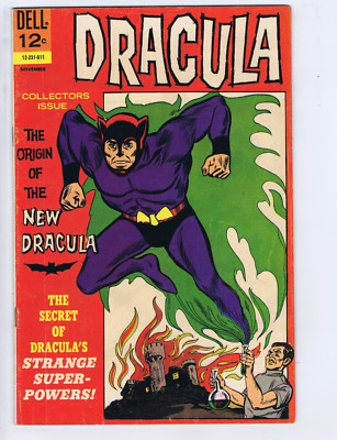 Dracula #2 Dell 1966 Origin of the New Dracula