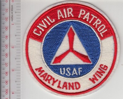 US Civil Air Patrol CAP Maryland Wing US Air Force Auxiliary 4in No ...